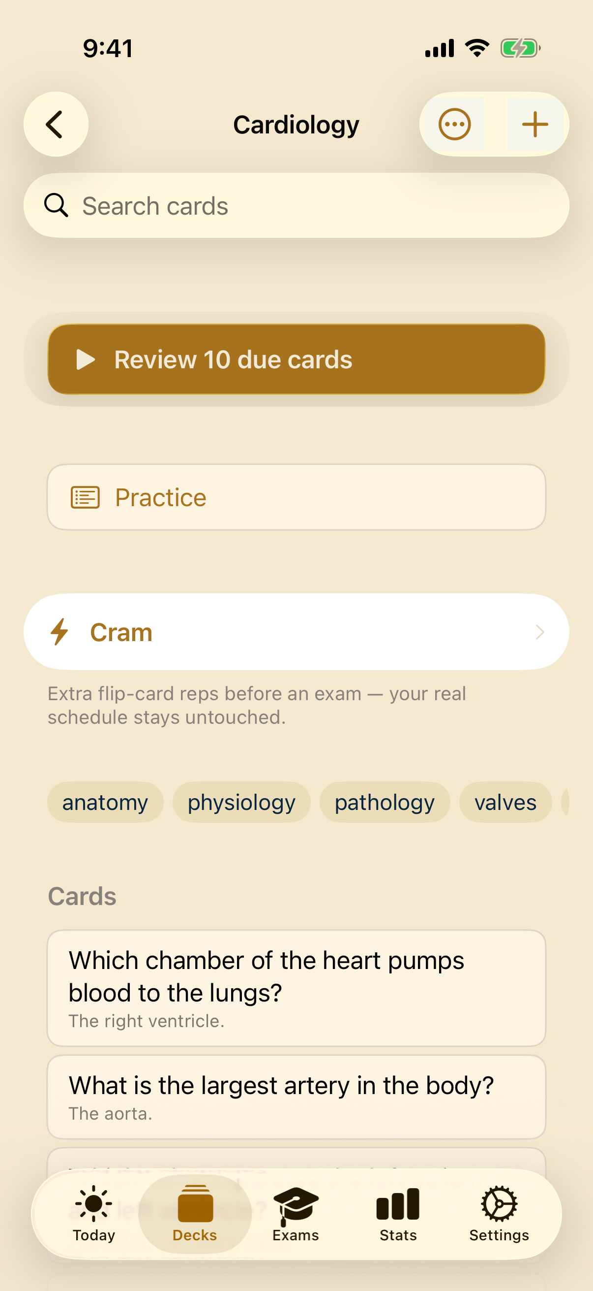 Paper theme deck detail